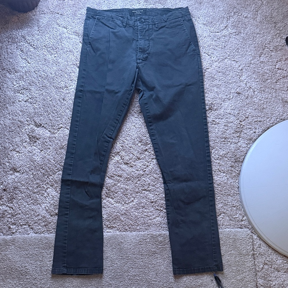 Women's gray Straight Leg Pants